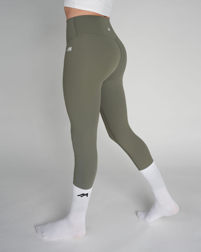 Olive Green Performance Tights Style# 1061