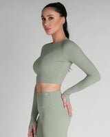 TYC long sleeve crop top